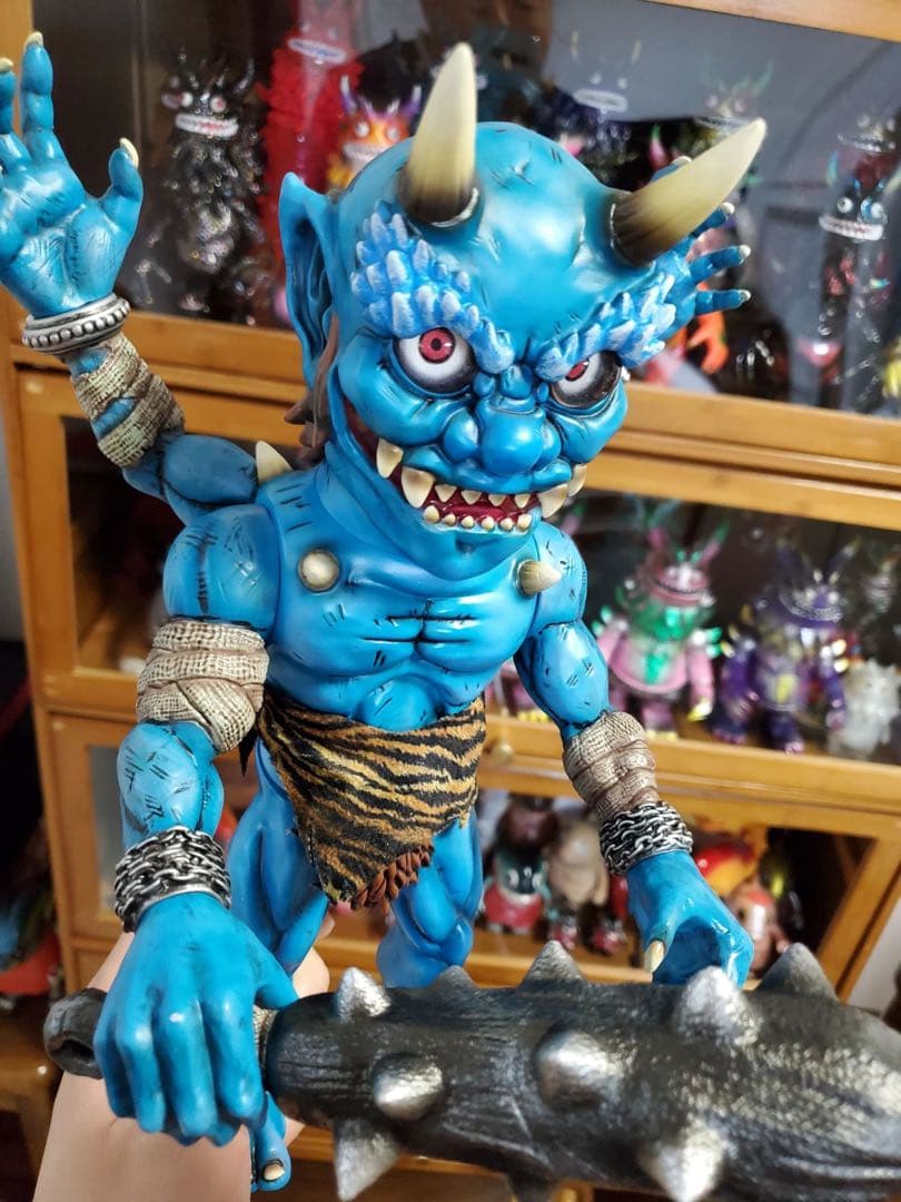 鬼入道　二期色　青竜エディション　デビル　怪獣　可動　ソフビ　フィギュア　限定