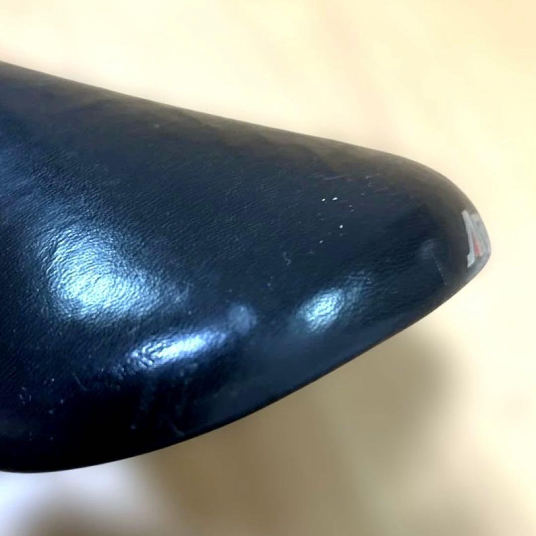 希少 アリアケジャガー２チャンピオン ピスト NJS刻印入りサドル 黒