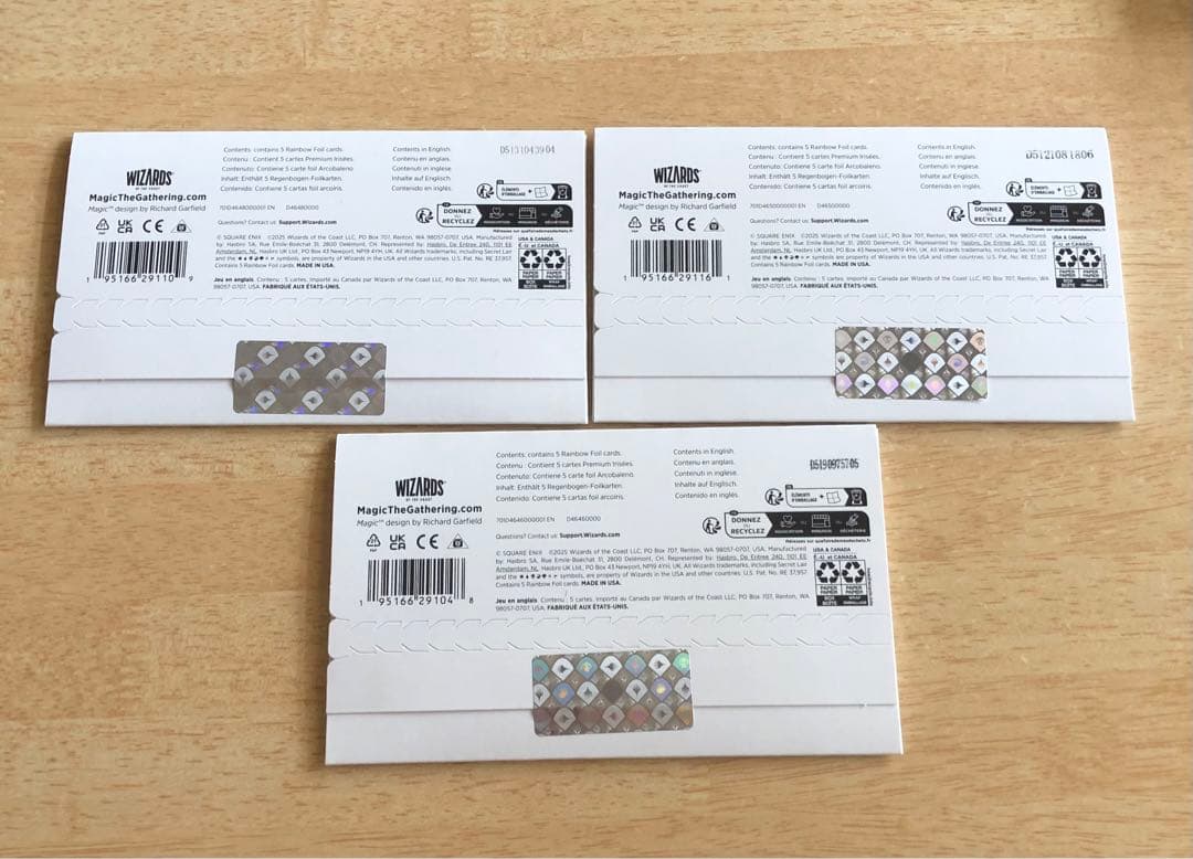 MTG SecretLair FF 英語版foil 3点セット