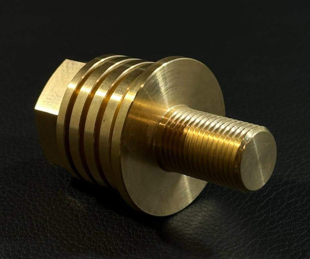 Z1 Z2 フィン仕様 真鍮製 菊紋 ステムボルト kz900 kz m861