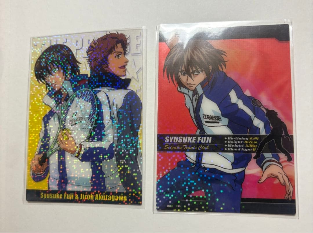★テニスの王子様★不二周助★シャイニングクリアカード★レアカード２枚★