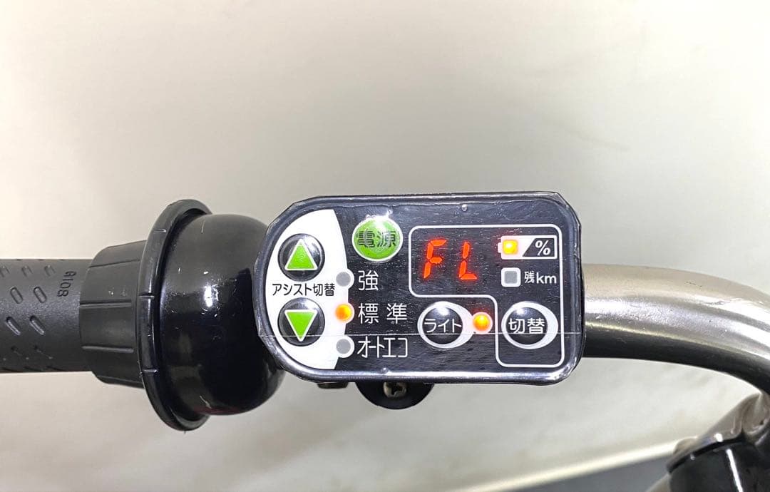 1年保証 ブリヂストン　20インチ　子供乗せ　3人乗り　茶色　電動アシスト自転車