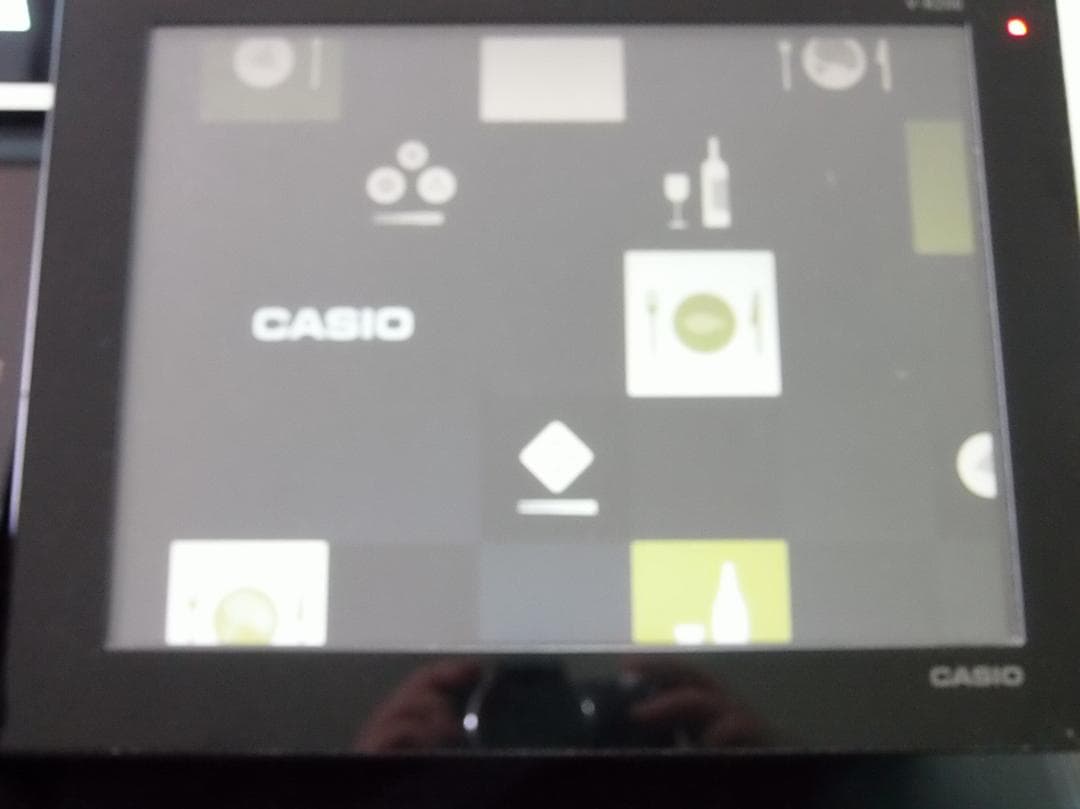 設定無料 CASIO V-R200 レジスター ネット不要　タッチ　250729