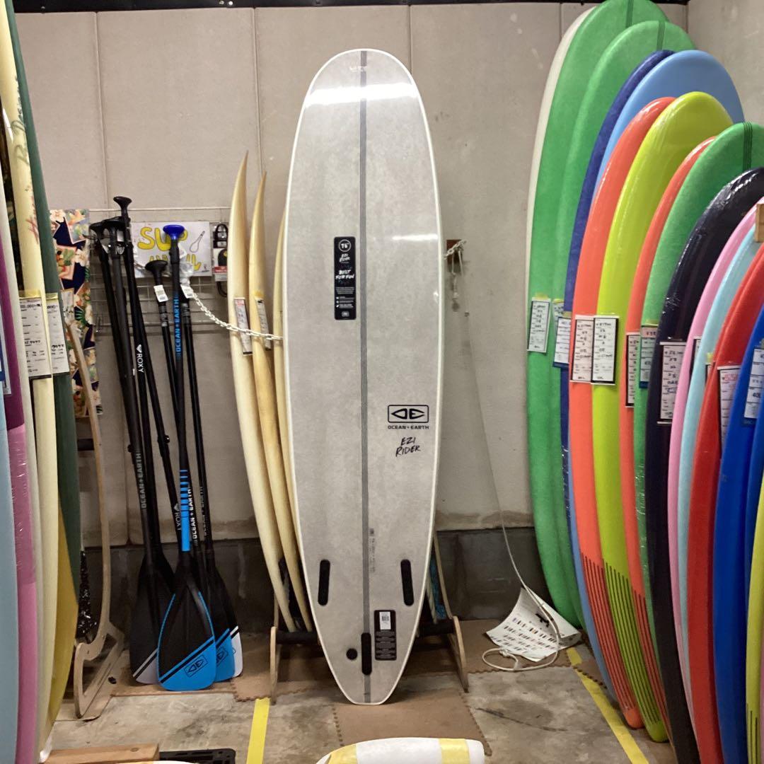誰でも乗れる新品格安オーシャンアースイージーライダーソフトボードホワイト7,6