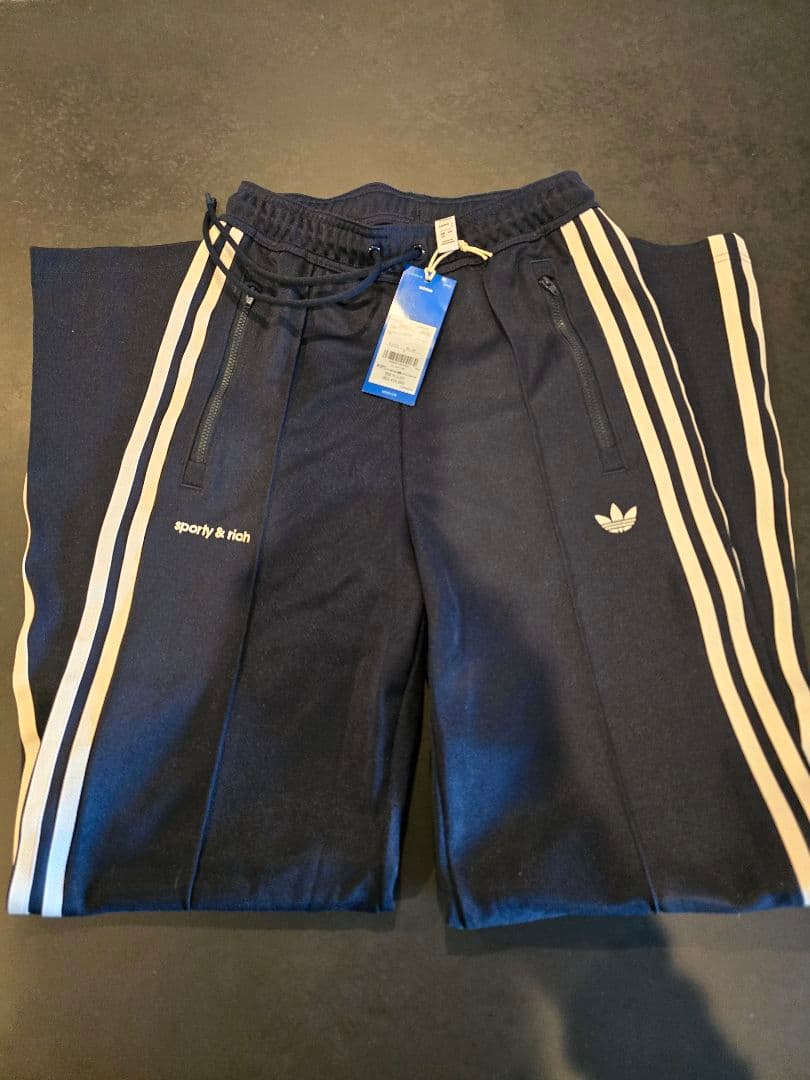 新品 adidas アディダス トラックパンツ SPORTY & RICH S
