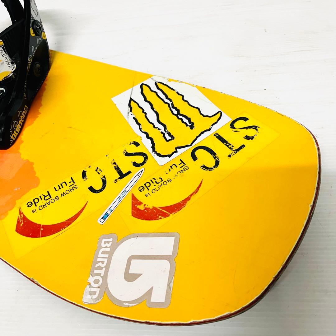 未使用　バートン　ビンディング付　サロモン　ジュニア　スノボセット　スノーボード