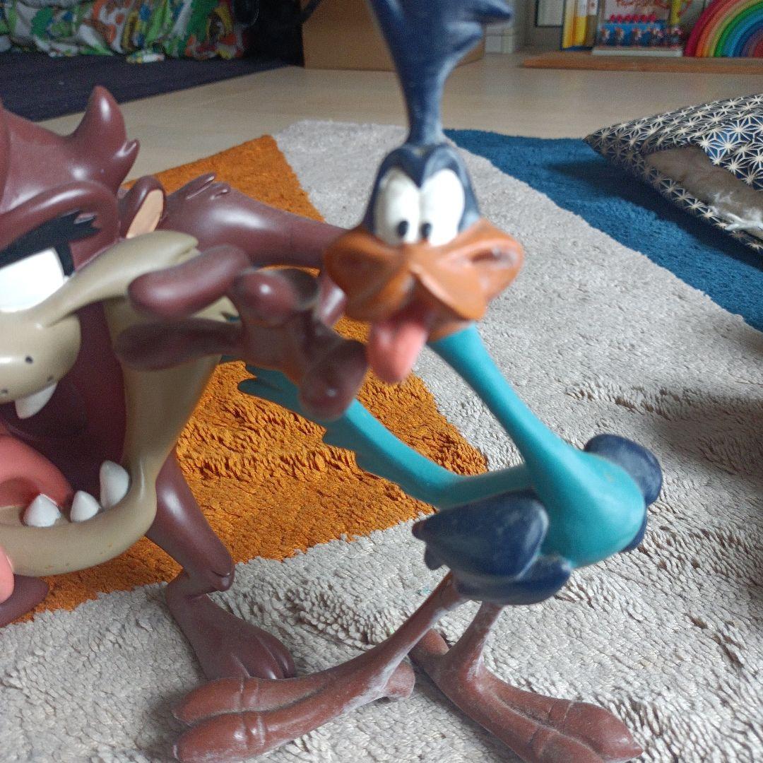 陶器　ロードランナー　タスマニアンデビル　フィギュアセット　ワーナーブラザース