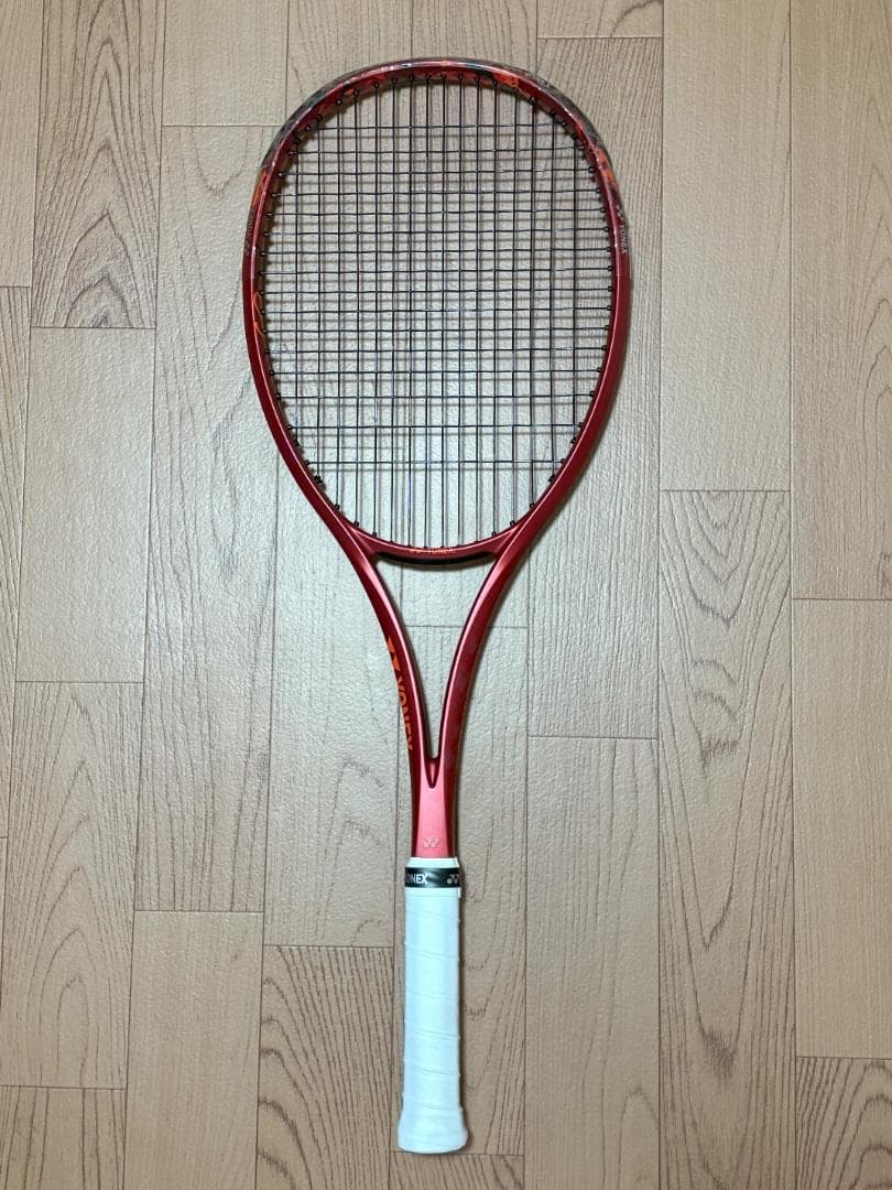 【極美品】ヨネックス ジオブレイク70S タンゴレッド ソフトテニスラケット