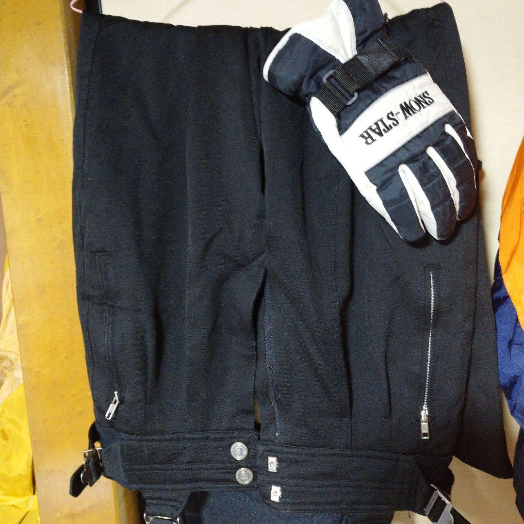 kissmark オレンジジャケット スノースタースキーパンツ 手袋 セット