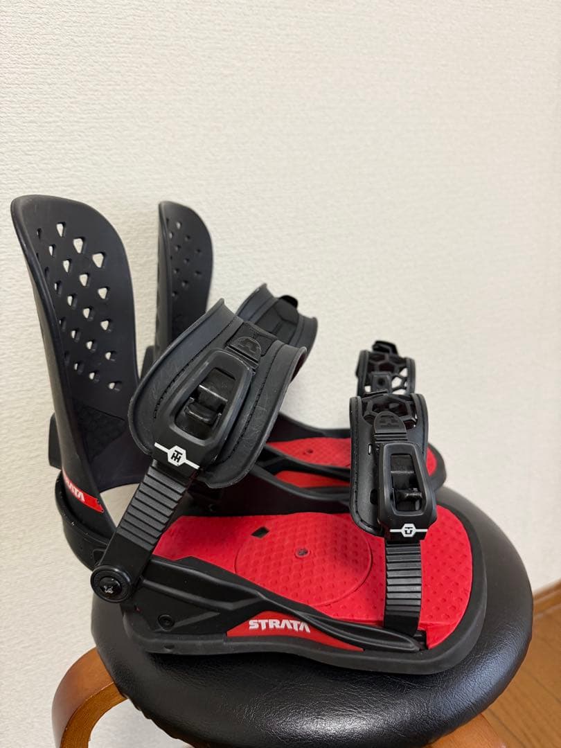 UNION STRATA ビンディング ブラック/レッド　Sサイズ
