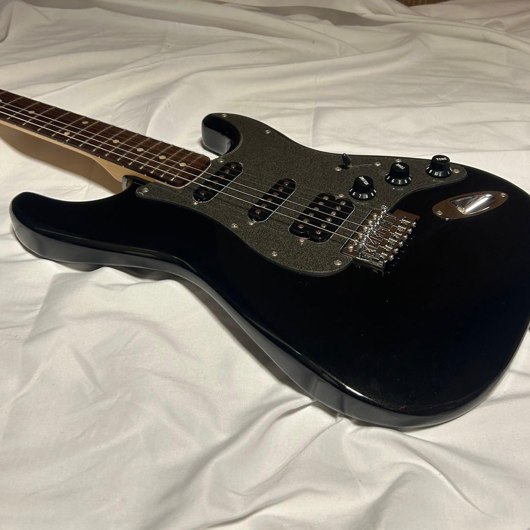 美品メンテ済 スクワイヤー ストラトキャスター アフィニティHSSラメ黒