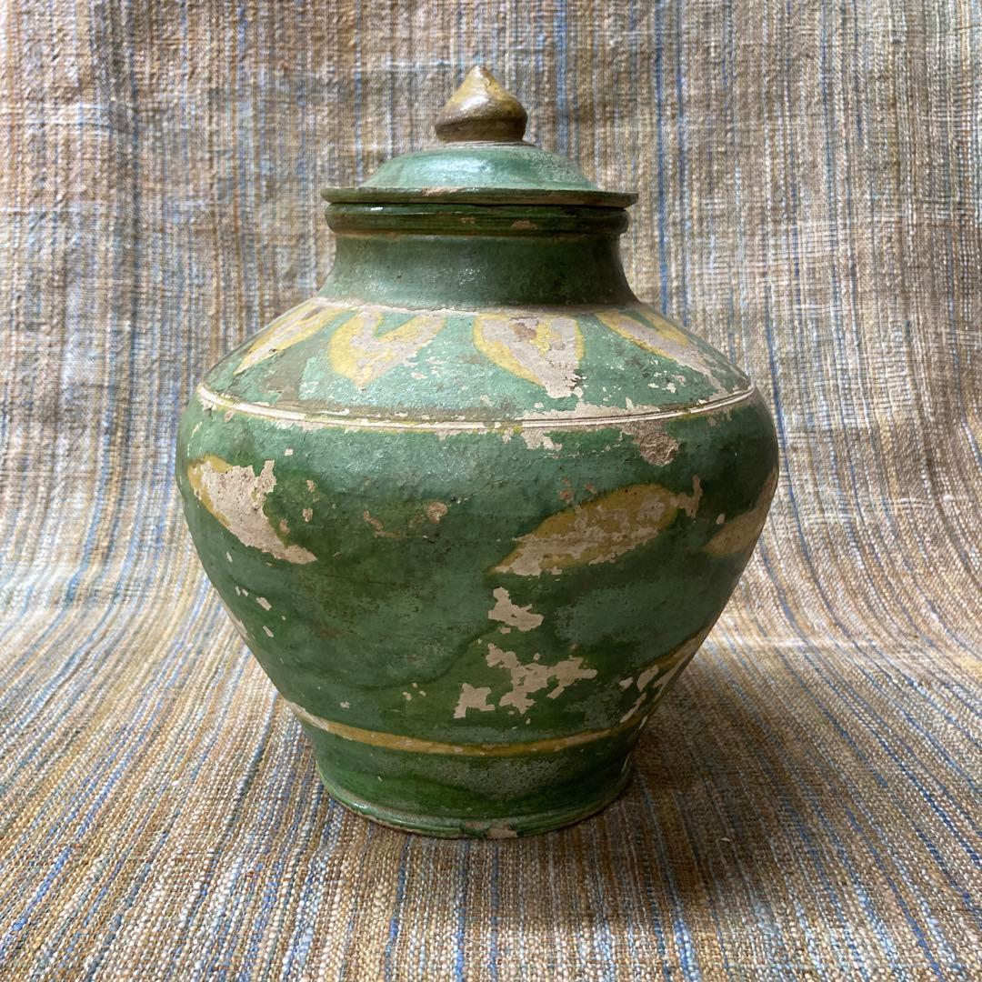 中国陶器　遼時代　遼三彩