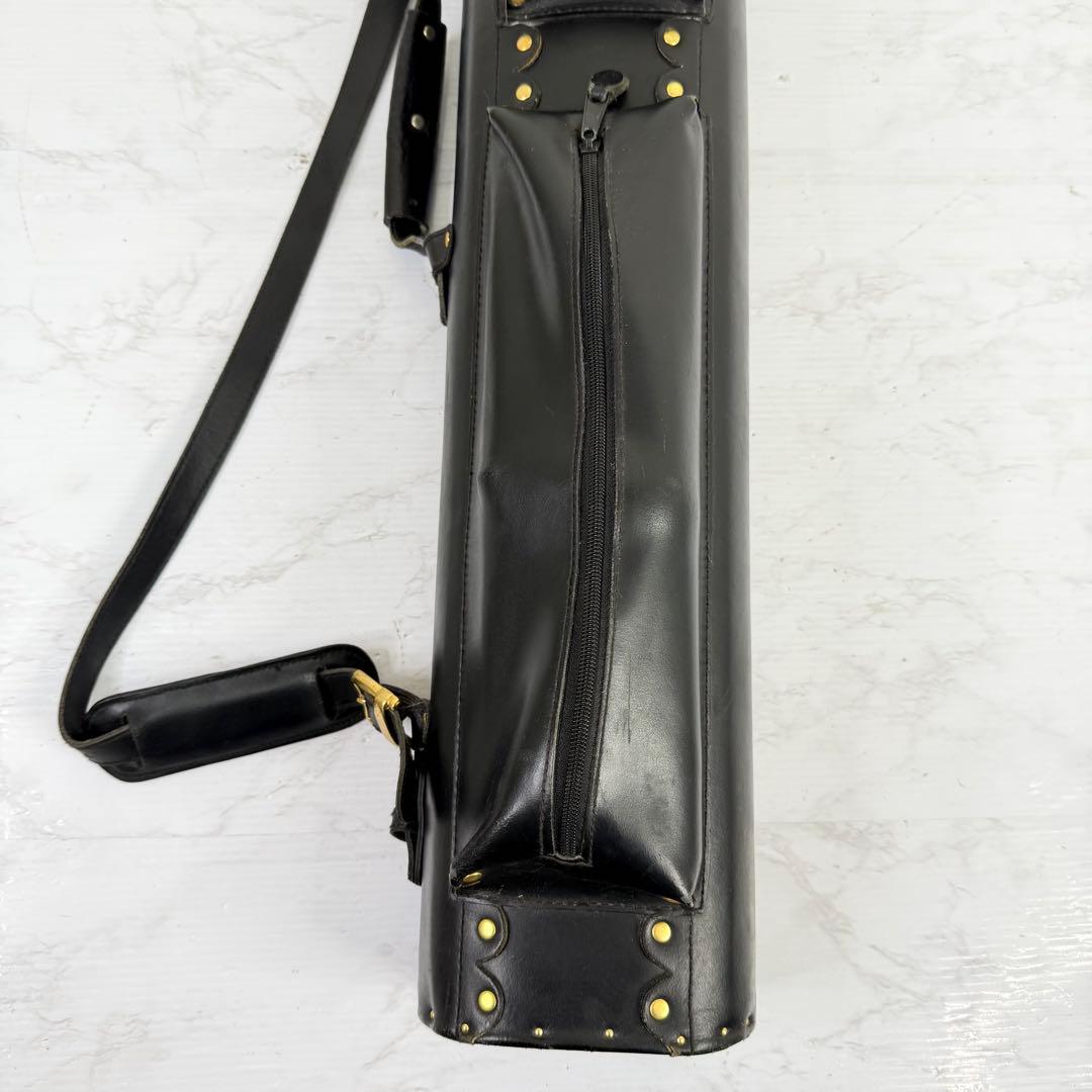 ビリヤード　キューケース　本革　レザー　3B7S　3バット 7シャフト