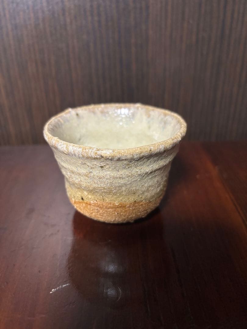 西岡小十　斑　唐津ぐい呑み