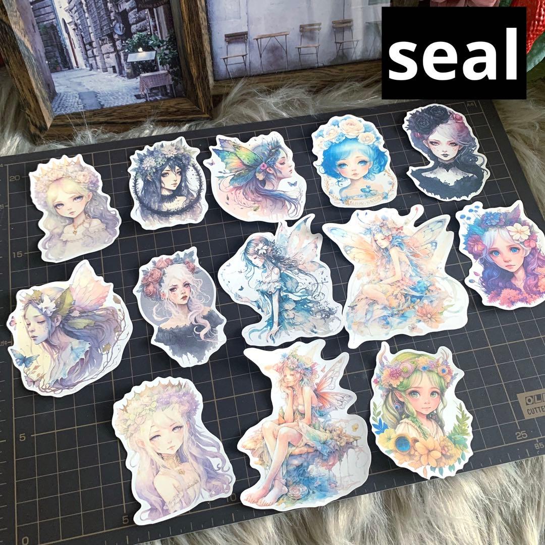 ▶︎maniatelier/フェアリーシリーズ背景紙＆シールMIX♡