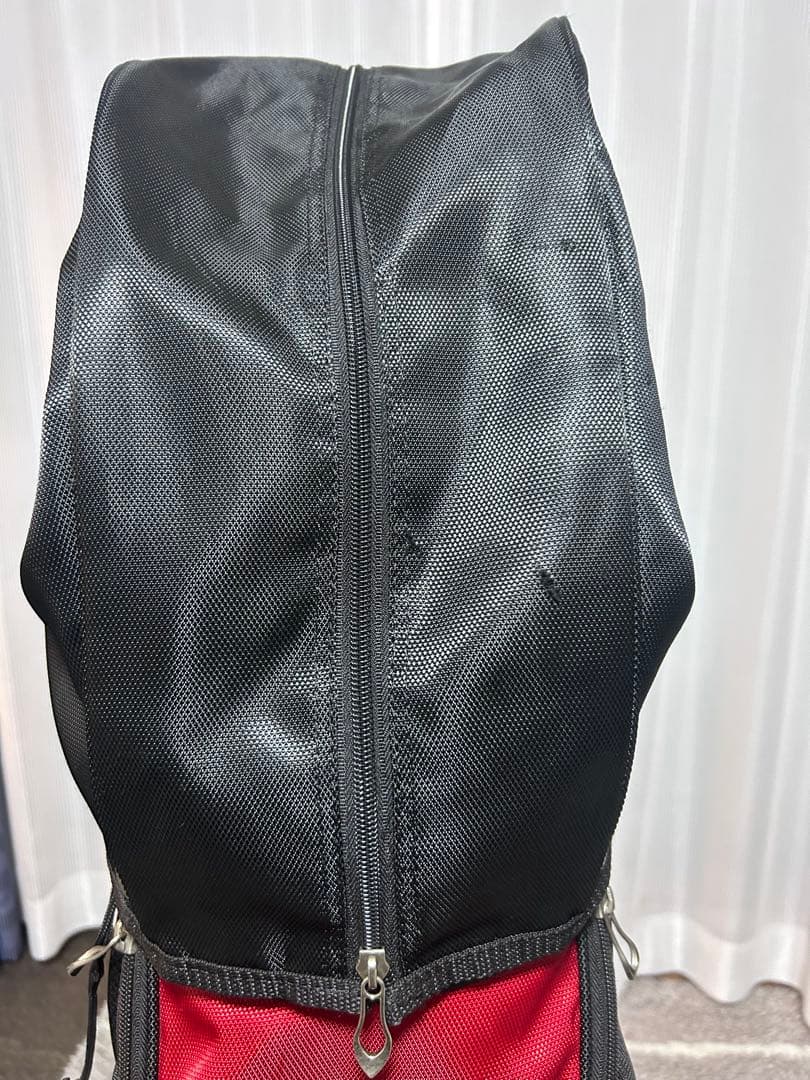 【フードカバー付】Mizuno ミズノ T-ZOID キャディバッグBK/RED