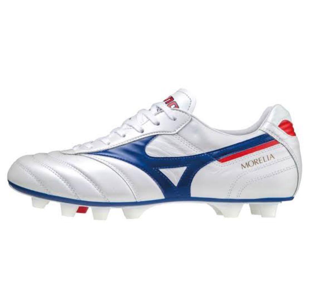 Mizuno Morelia サッカーシューズ ホワイト/ブルー/レッド