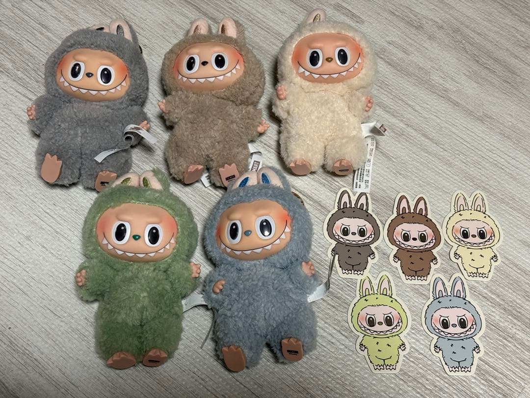 【正規品】POPMART ラブブ マカロン 5体セット ※写真の物のみとなります