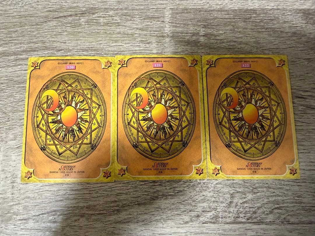 カードキャプターさくら カードダスマスターズ さくら　3枚セット