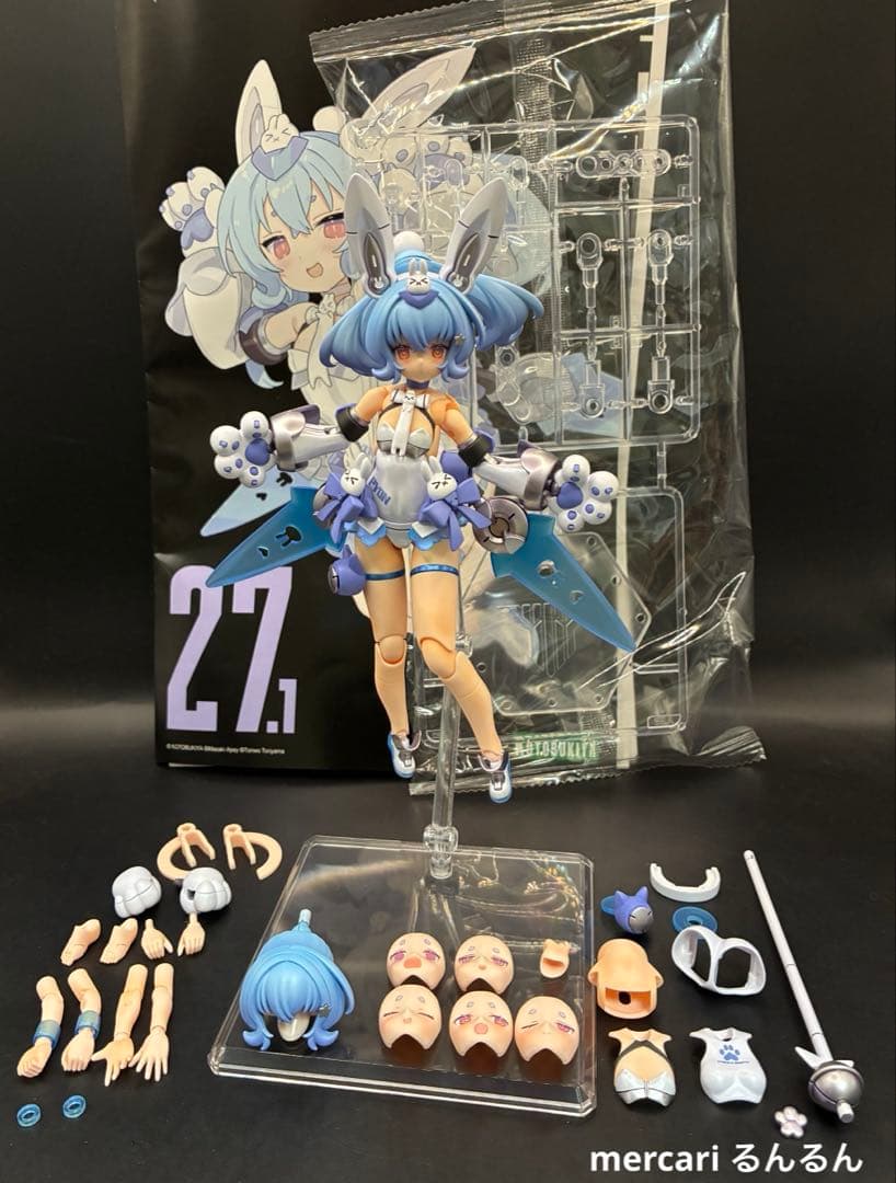 まこまこ メガミデバイス PUNI☆MOFU 雪トゥ 塗装完成品