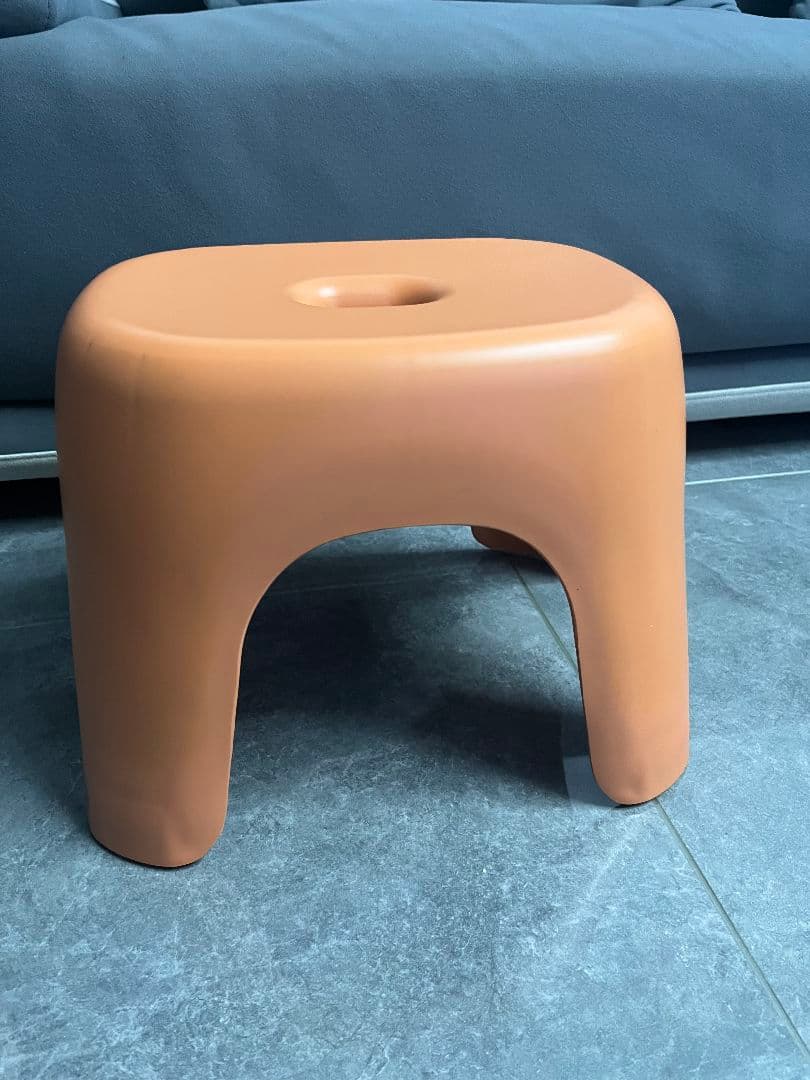 オレンジ プラスチック バスチェア