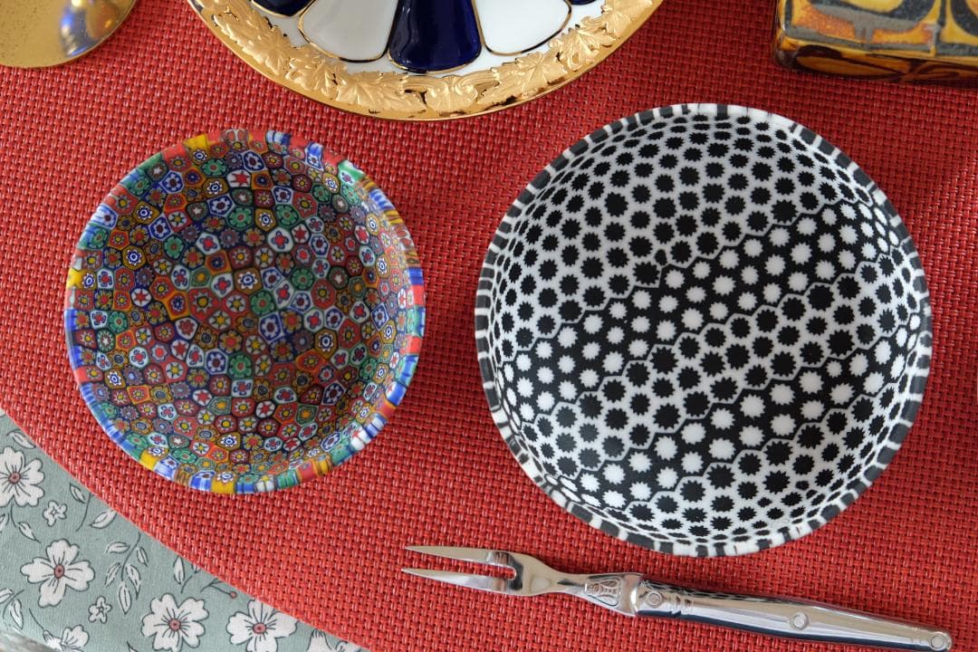 民藝ガラス 小鉢 プレート 皿 検索/舩木倭帆/黒木国昭/藤田喬平/ミルフィオリ