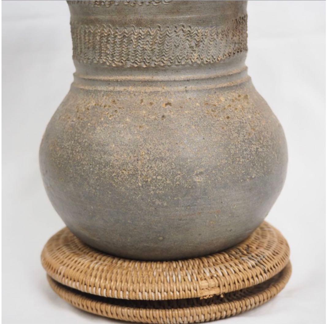 送料無料　5世紀末～6世紀　須恵器壺　自然釉あり　発掘品 出土品 須恵器