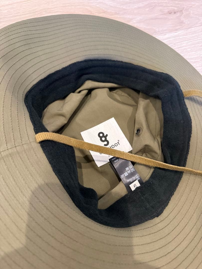 8G SHOOT 8G SAFARI HAT ゴルフハット カーキ