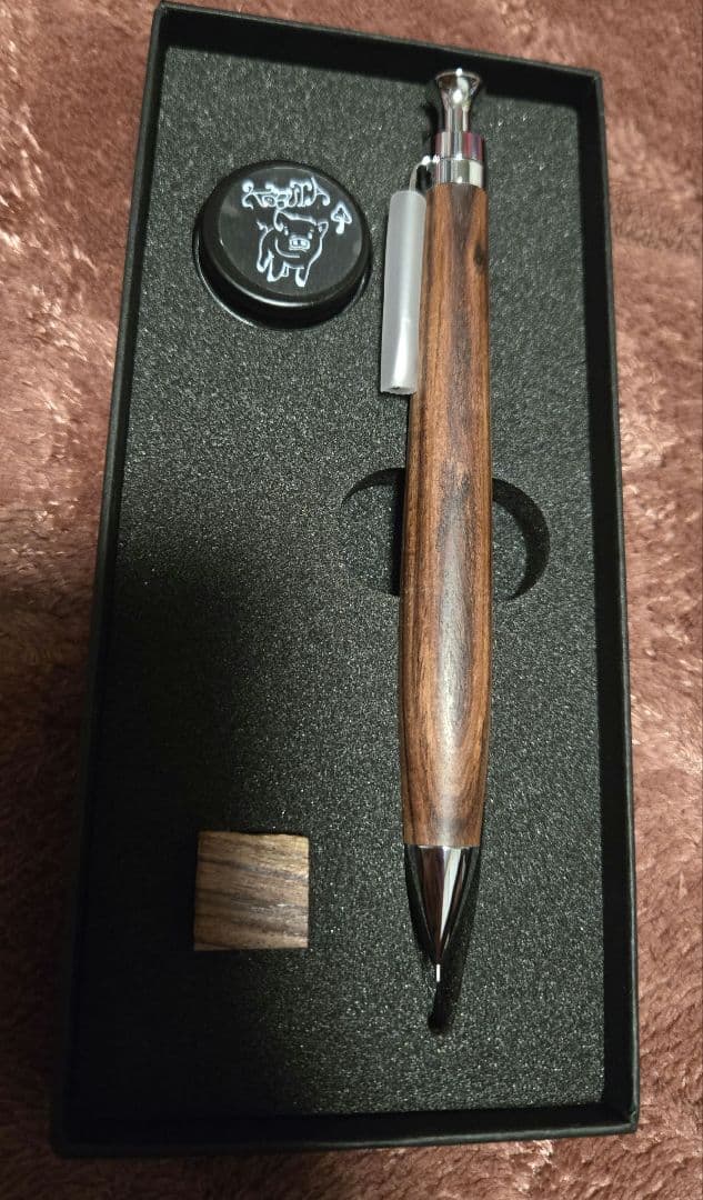 こぶた工房　キングウッド　杢あり　シャープペン　0.5