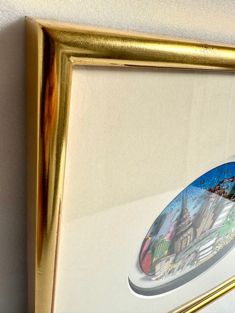 【極美品・COA付】チャールズ・ファジーノ「Around New York」