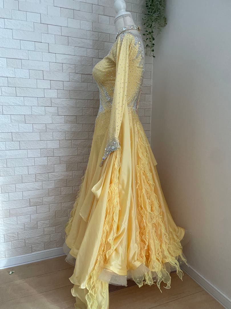 社交ダンス⭐️スタンダードドレス　オーダードレス　スワロフスキー