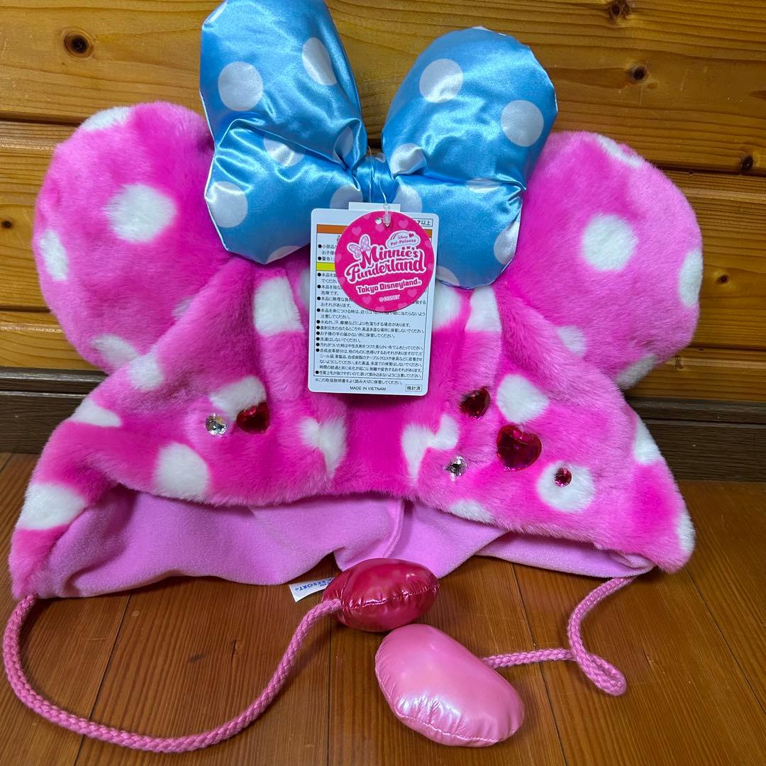 ディズニー　ミニー　パルパルーザ　ポップコーンバケット　ファンキャップ