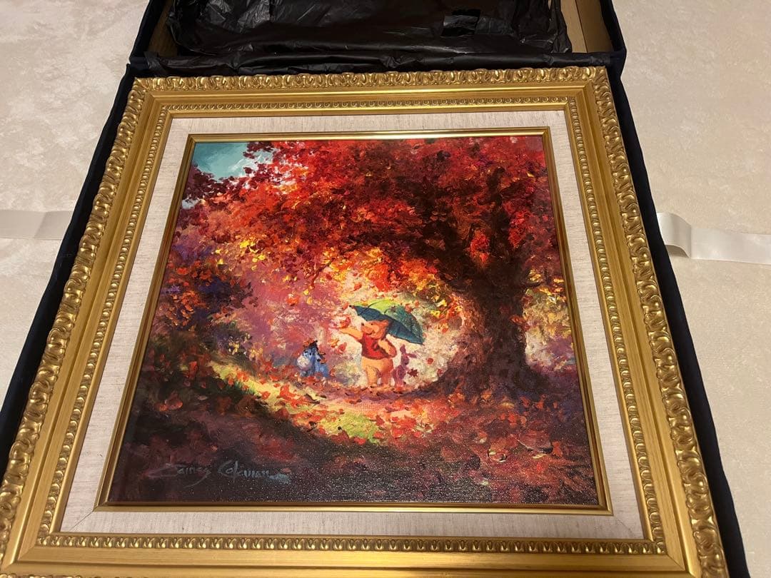 ジェームス・コールマン Disney秋の風景 油彩画