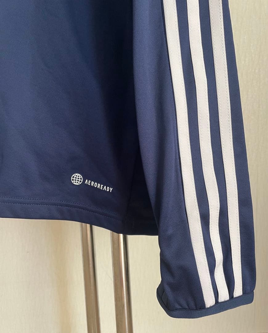 adidasアディダス JFA日本代表 フード付きジャージ ネイビー3XLサイズ