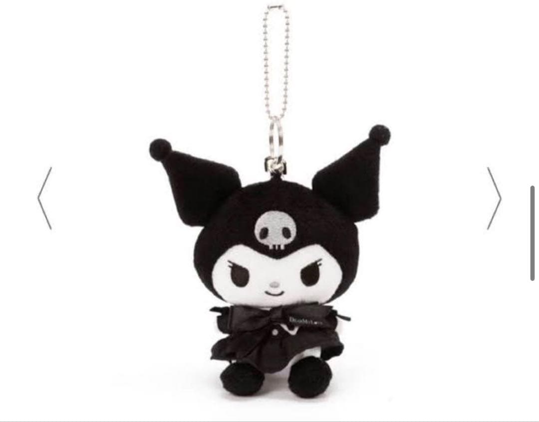 サンリオ　夢展望　クロミ　ぬいぐるみ　キーホルダー　マスコット　地雷系　ゴスロリ