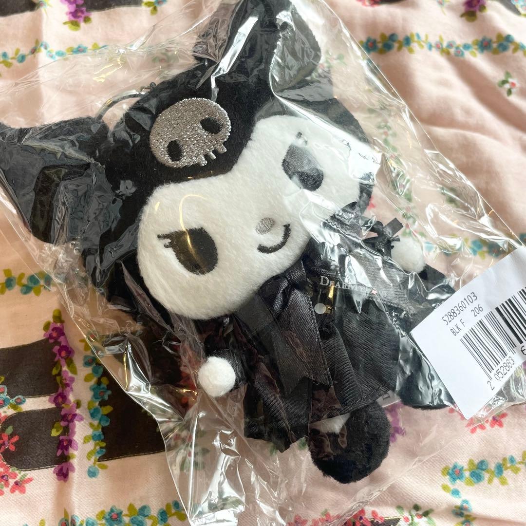 サンリオ　夢展望　クロミ　ぬいぐるみ　キーホルダー　マスコット　地雷系　ゴスロリ