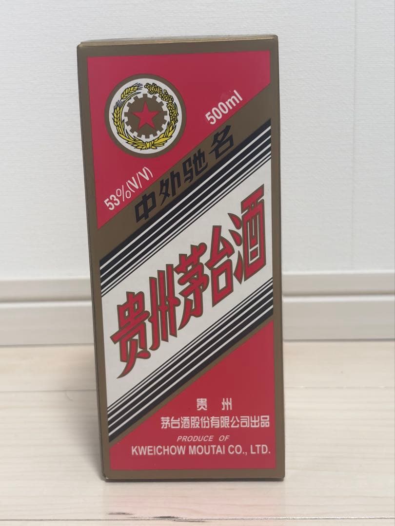 未開封 2005年製 五星貴州茅台酒Moutai 500ml 箱入り マオタイ酒