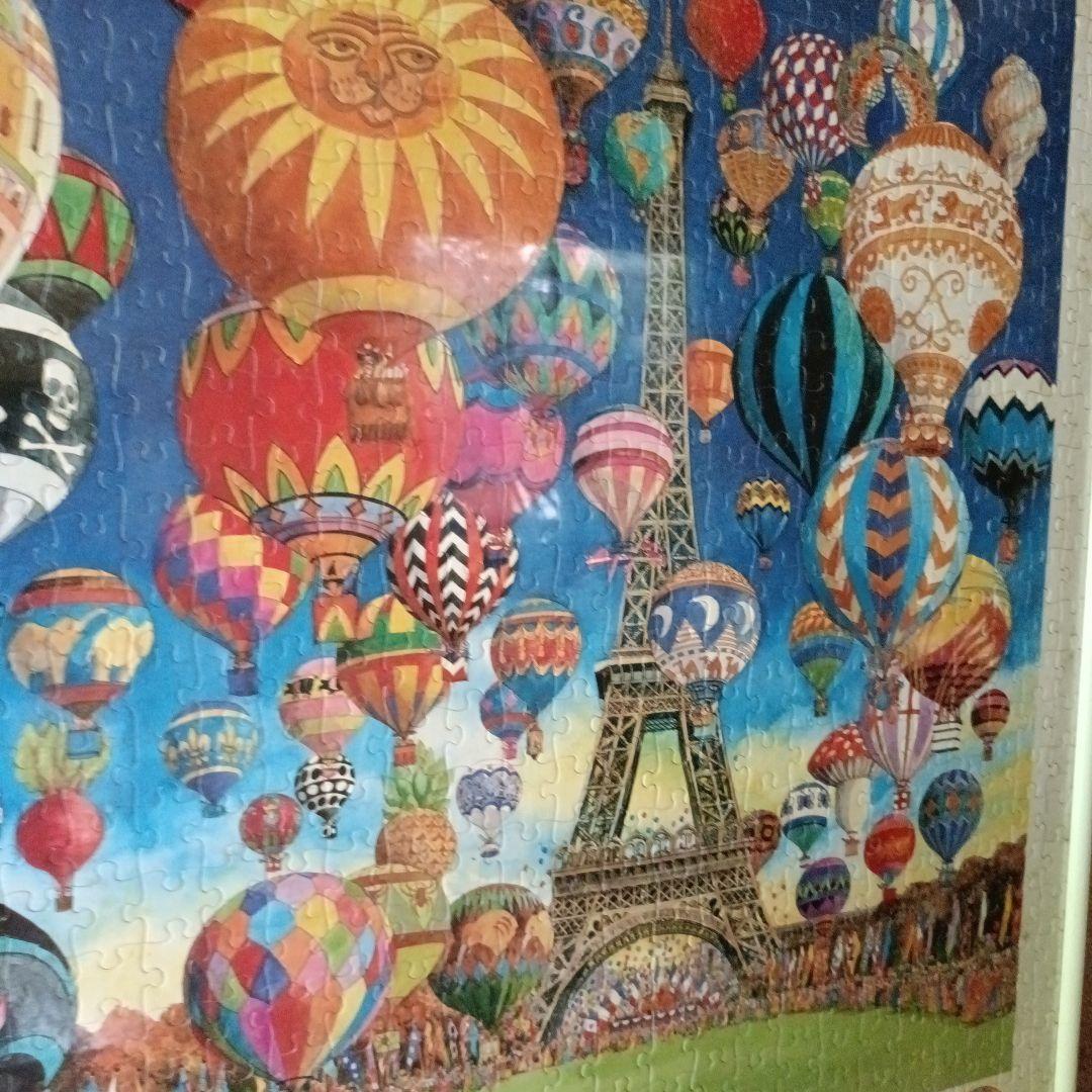 エッフェル塔と熱気球のジグソーパズル