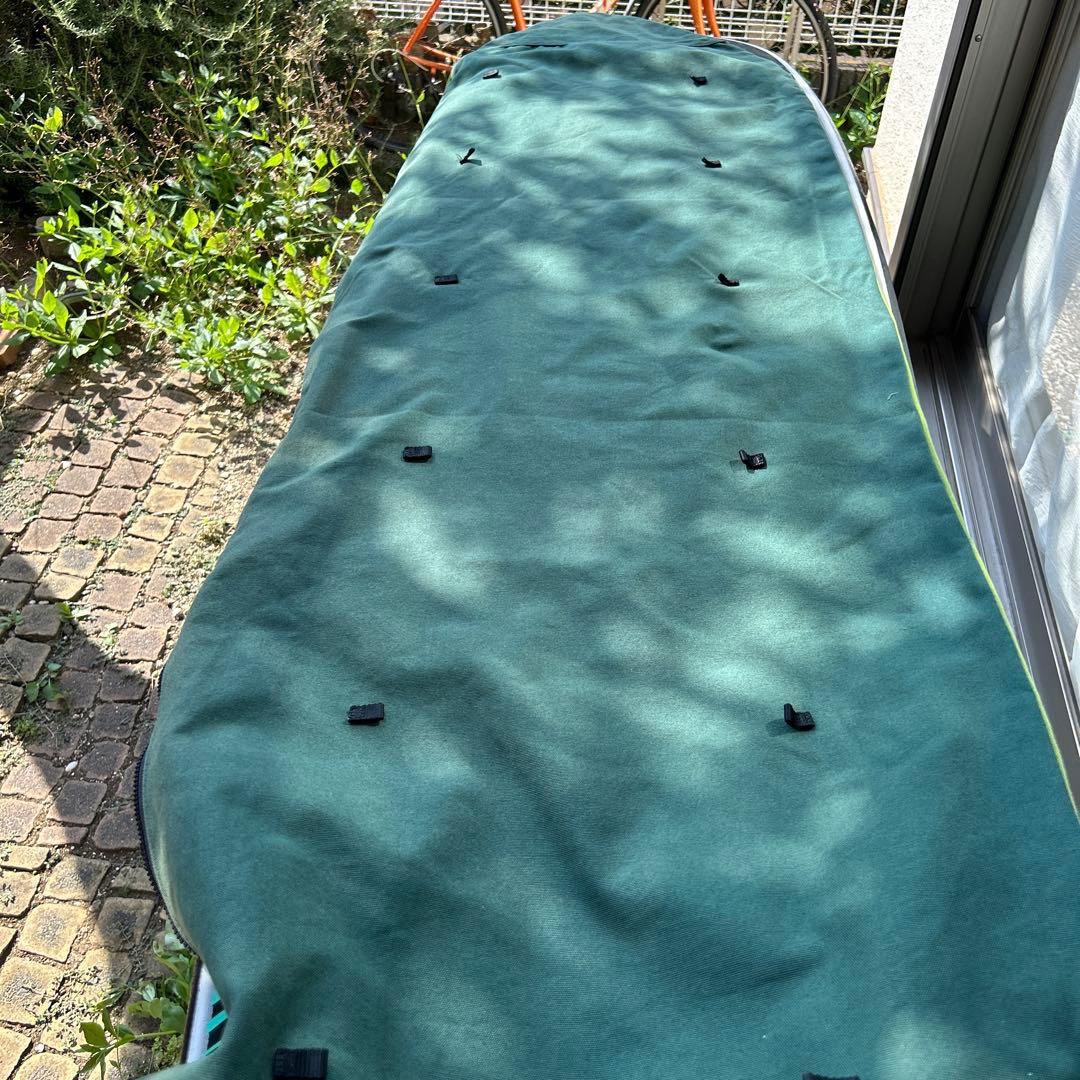 STORM BLADE ファンボード 黒　カバー付き　緑　サーフボード