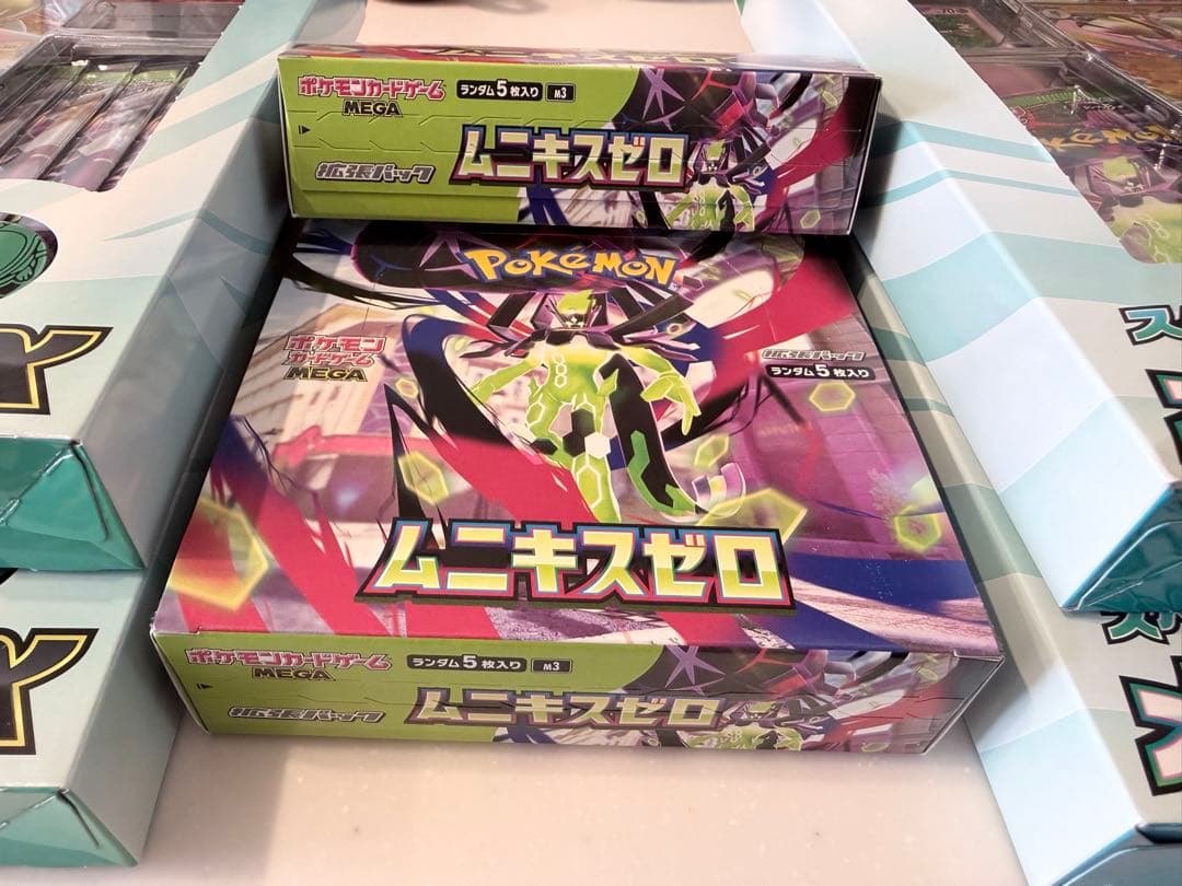 ムニキスゼロシュリンクなし2BOX メガエルレイドカードセット　4セット