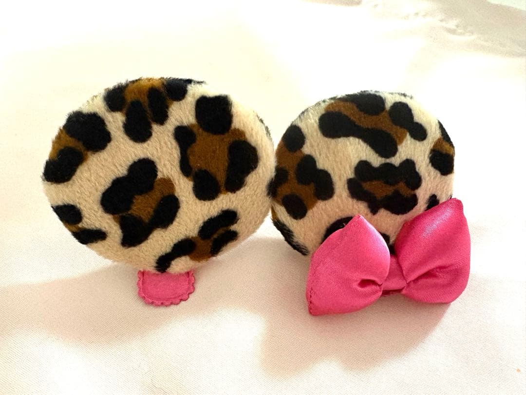 ミニー パッチン ヒョウ柄 ディズニー