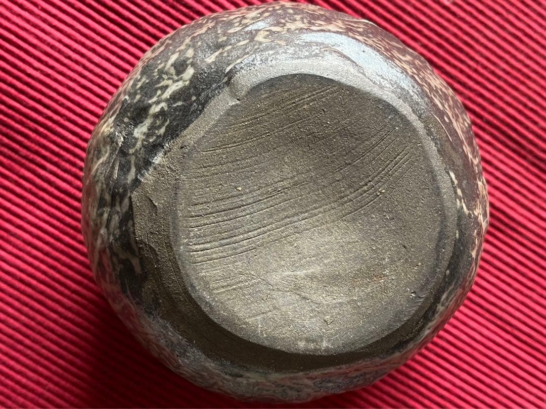 古い朝鮮唐津 ？抹茶茶碗? 香炉？　箱付き