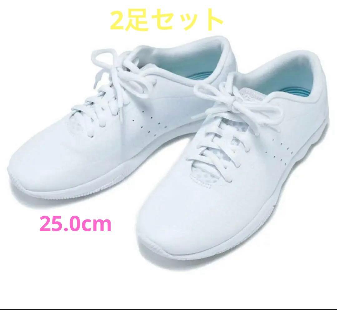 kaepa チアシューズ 25.0 新品未使用　2足セット　お値引き不可