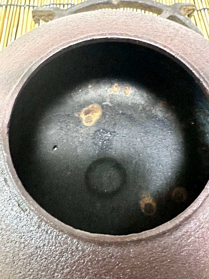 未使用、山形水沢 菊池浄慶作 １８型糸目肌　南部鉄瓶　南部鉄器　鉄瓶　調理器具