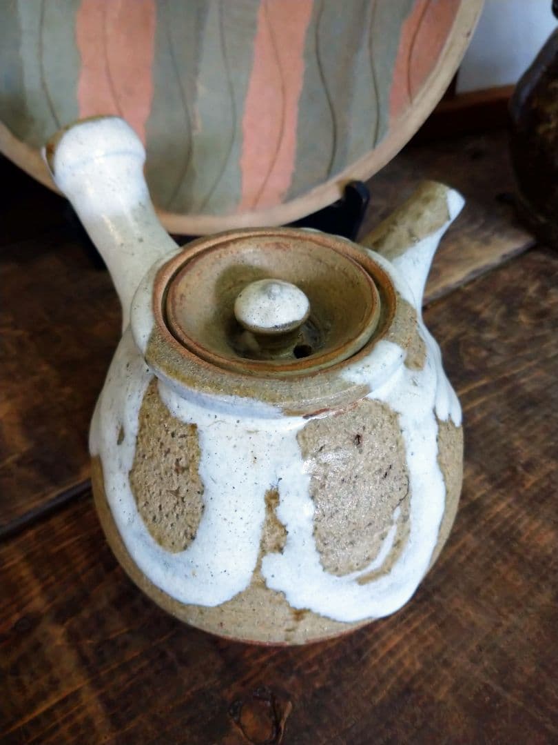 益子焼 成井恒男 登り窯 急須.