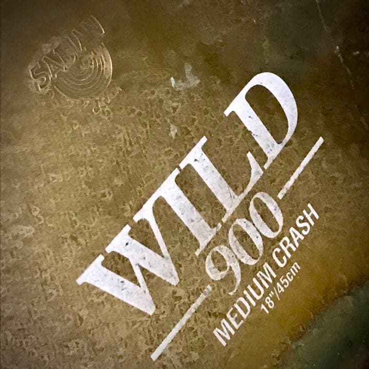 パーカッション・打楽器 SABIAN WILD900 Medium Crash 18\"