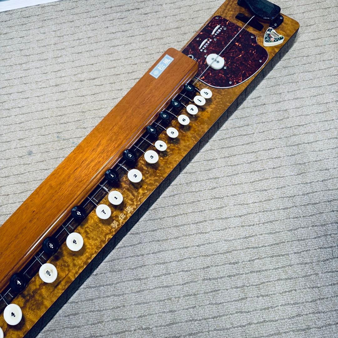 大正琴 琴伝流 ベース バス 松風 ハードケース 大正琴調子笛 接続ケーブル付