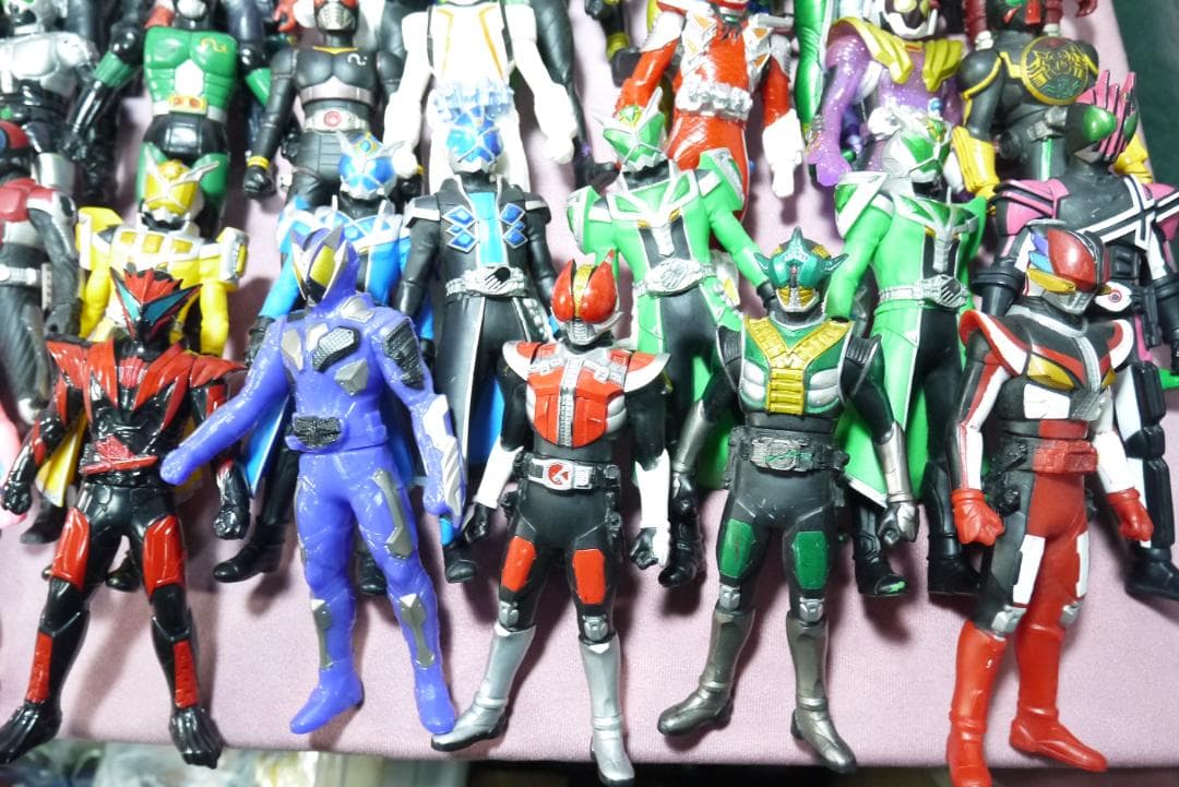 ライダーヒーローシリーズ　ビッグサイズソフビフィギュア　111体セット