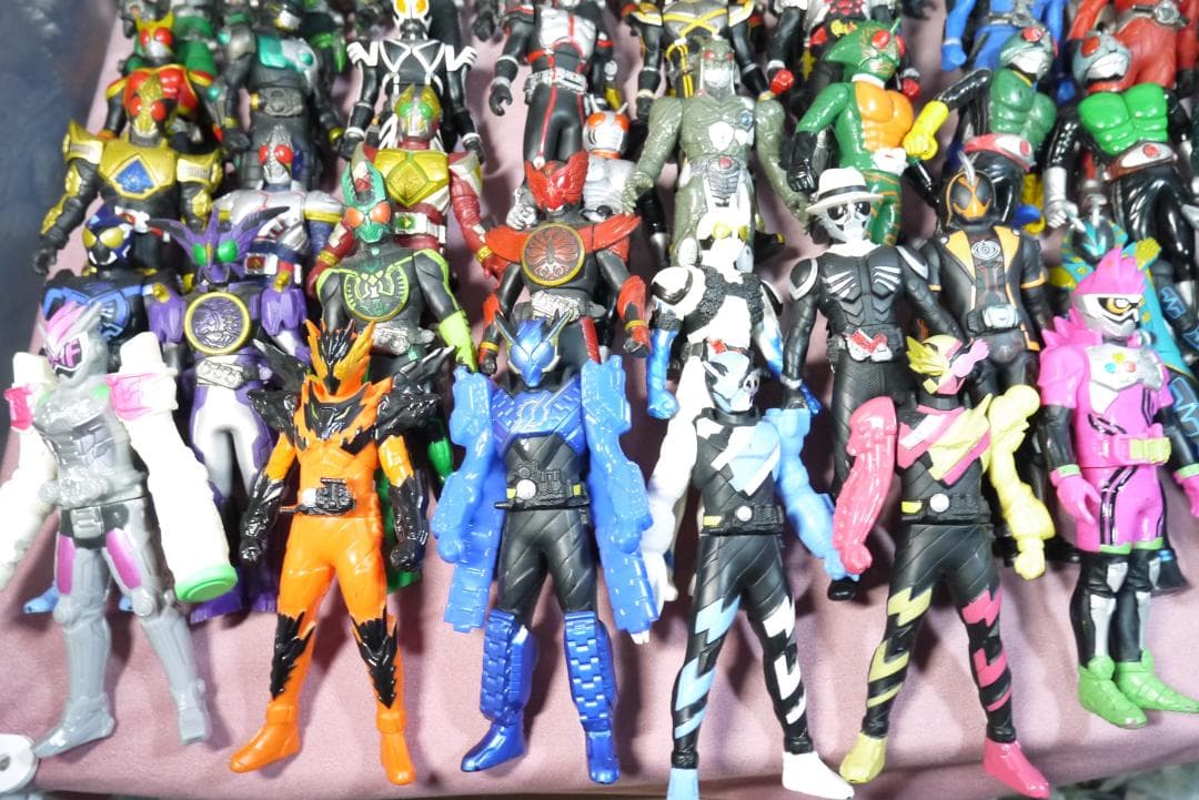 ライダーヒーローシリーズ　ビッグサイズソフビフィギュア　111体セット