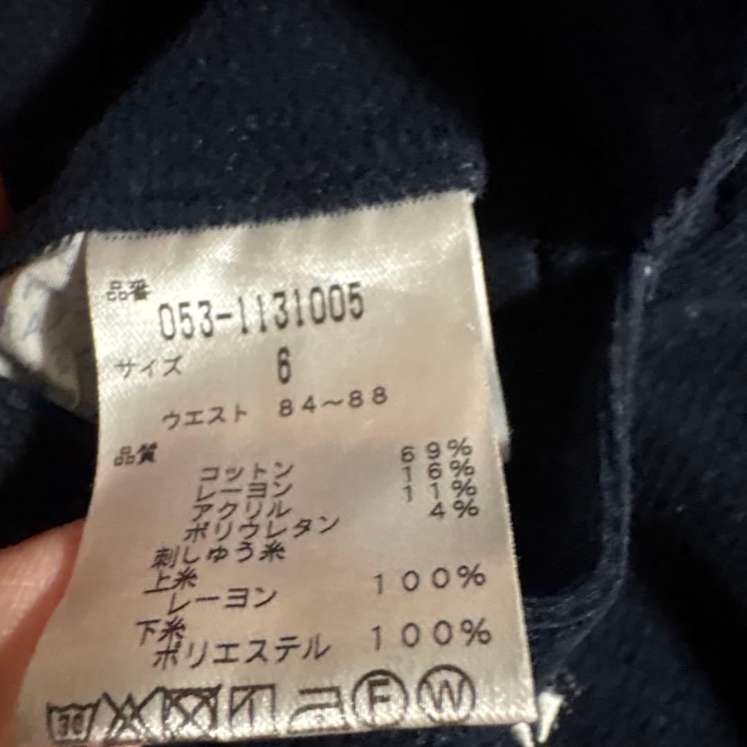 Pearl Gates 黒 サムズアップ刺繍パンツ